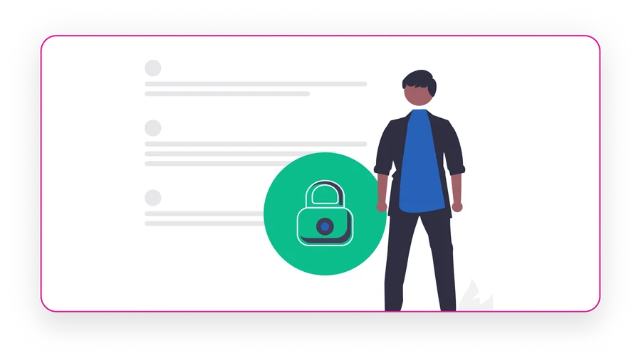 Illustration of governance and security checks
