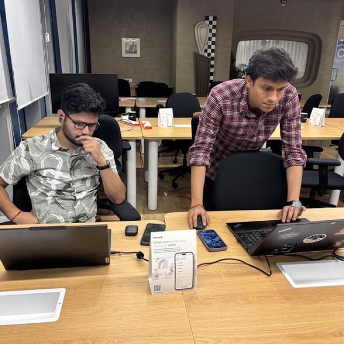 Teammates coworking at an INTEGRTR hub