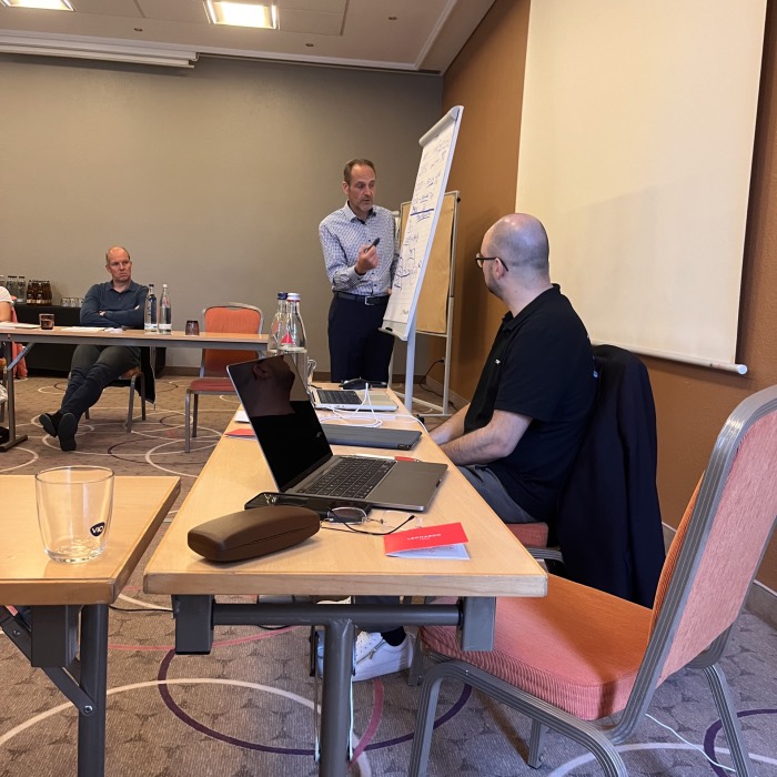 An INTEGRTR teammate working remotely